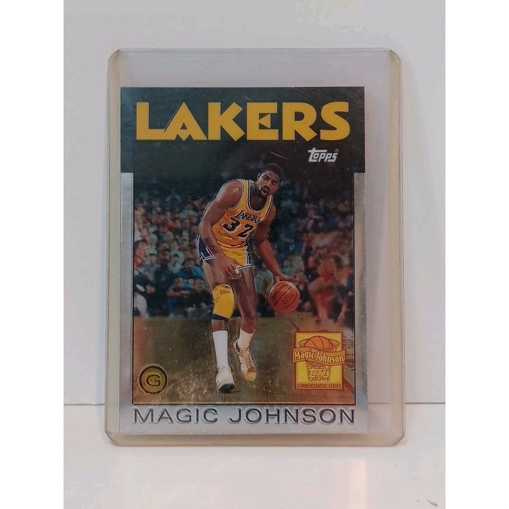 2000-01 Topps Chrome - Magic Johnson Commemorative‎ Series #MJ4 Trading Card